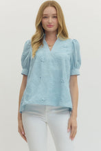 Load image into Gallery viewer, Blue Poem Blouse
