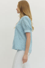 Load image into Gallery viewer, Blue Poem Blouse

