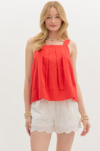 Load image into Gallery viewer, Caliente Pleats Top
