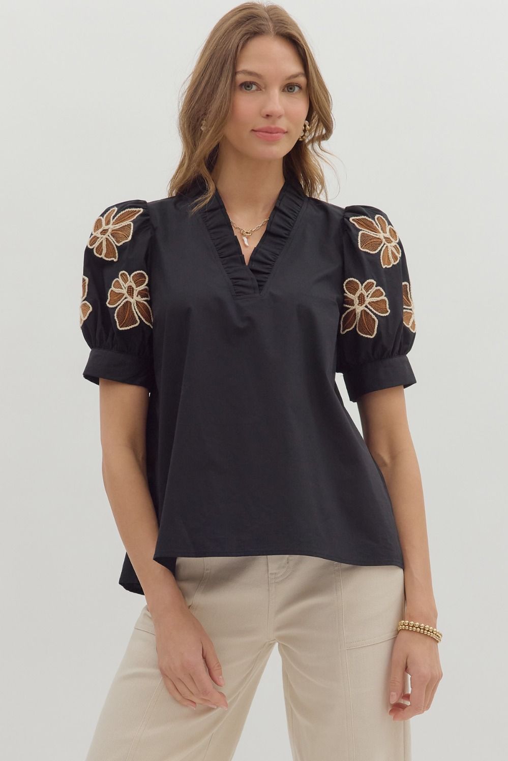 Petal Emblem Top