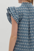 Load image into Gallery viewer, Denim Rufflefield Top
