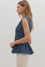 Load image into Gallery viewer, Zipline Denim Top
