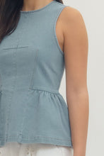 Load image into Gallery viewer, Blue Hour Peplum
