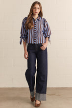 Load image into Gallery viewer, Pinstripe Society Blouse
