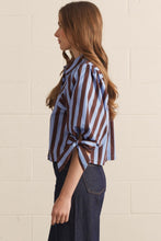 Load image into Gallery viewer, Pinstripe Society Blouse
