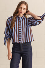 Load image into Gallery viewer, Pinstripe Society Blouse
