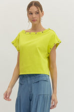 Load image into Gallery viewer, Citrus Rivet Top

