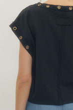 Load image into Gallery viewer, Midnight Rivet Top
