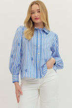 Load image into Gallery viewer, Pinstripe Tailor Top

