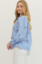 Load image into Gallery viewer, Pinstripe Tailor Top
