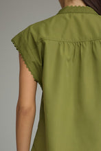 Load image into Gallery viewer, Olive Luxe Blouse

