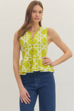 Load image into Gallery viewer, Citrus Grid Top
