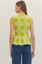 Load image into Gallery viewer, Citrus Grid Top
