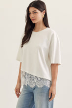 Load image into Gallery viewer, Pearl Lace Tee
