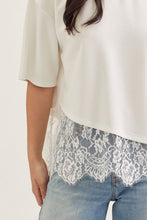 Load image into Gallery viewer, Pearl Lace Tee
