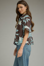 Load image into Gallery viewer, Blue Petal Choco Top
