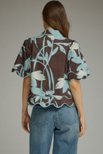 Load image into Gallery viewer, Blue Petal Choco Top
