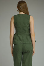 Load image into Gallery viewer, Forest Edge Peplum Top
