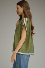 Load image into Gallery viewer, Olive Track Top
