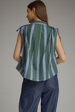 Load image into Gallery viewer, Blue Pine Stripe Top
