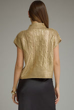 Load image into Gallery viewer, Liquid Gold Sweater Top
