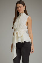 Load image into Gallery viewer, Cream Cinch Top
