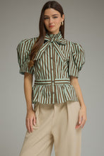 Load image into Gallery viewer, Mint Chocolate Stripe Top

