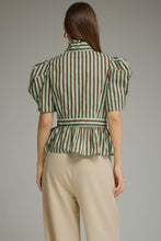 Load image into Gallery viewer, Mint Chocolate Stripe Top
