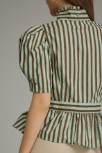 Load image into Gallery viewer, Mint Chocolate Stripe Top
