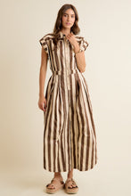 Load image into Gallery viewer, Chocolatina Stripe Jumpsuit
