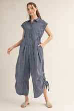 Load image into Gallery viewer, Mediterranean Stripe Jumpsuit
