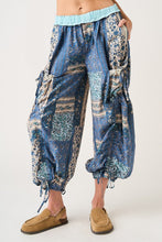 Load image into Gallery viewer, Indigo Mosaic Balloon Pant
